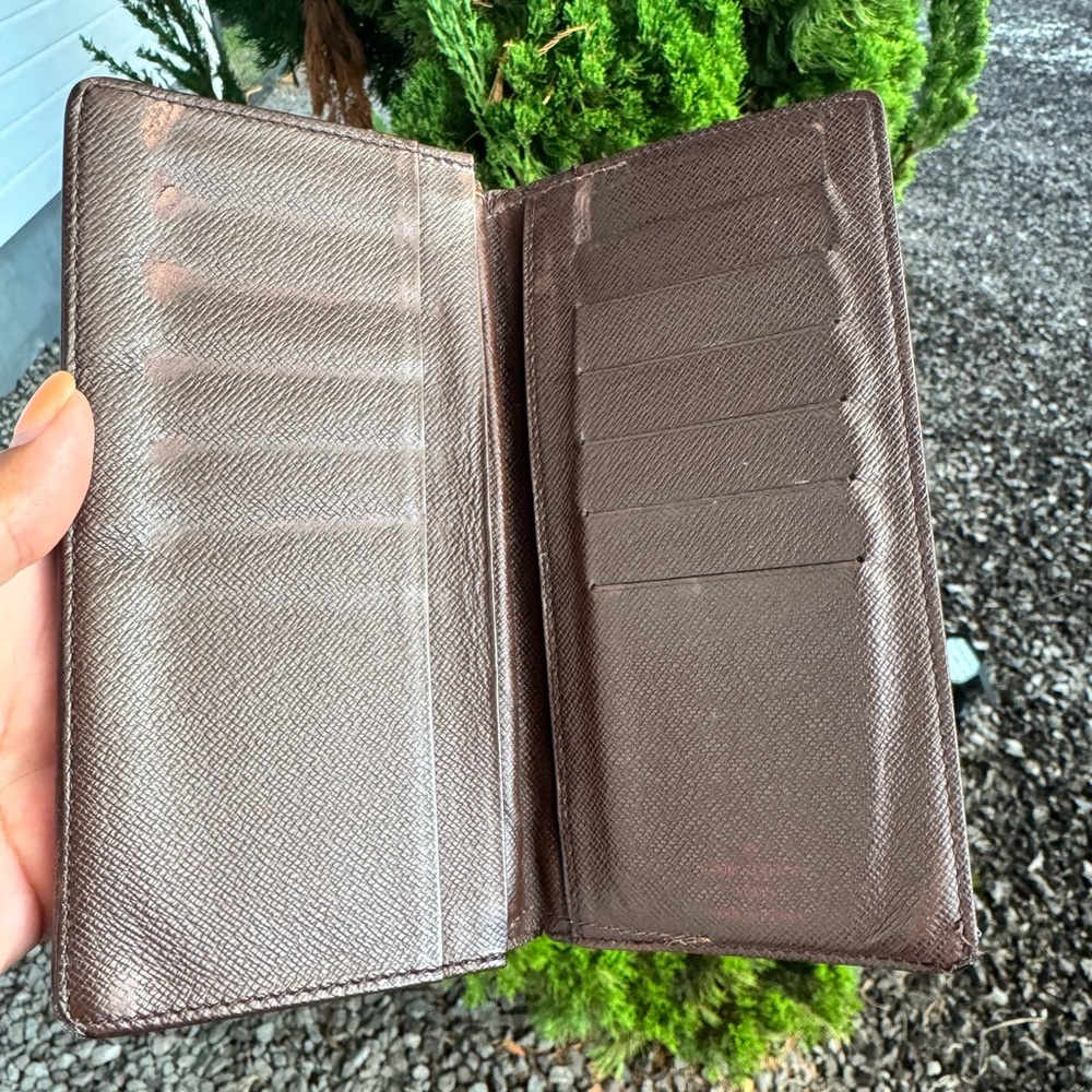 Louis Vuitton Damier Ebene Long Wallet – Authentic, Made in France, Rehab - Picture 12 of 13